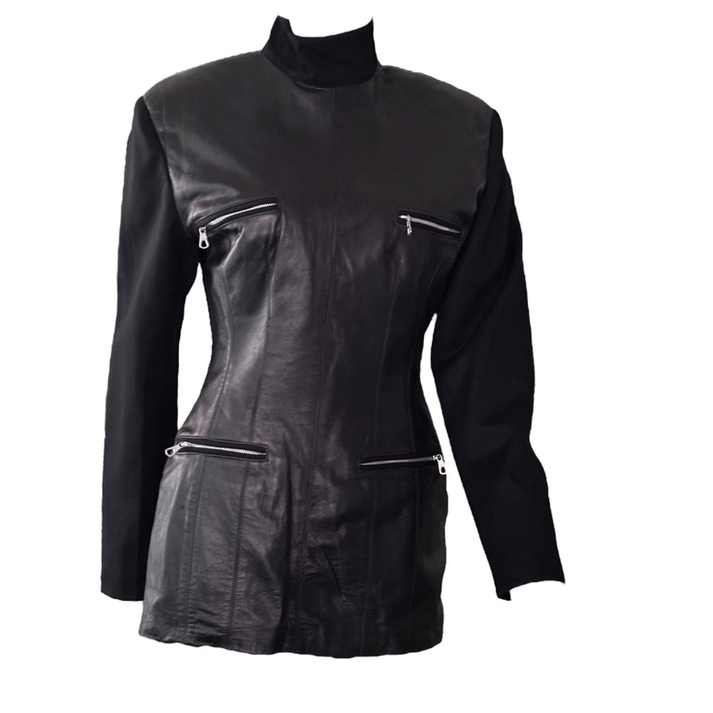 Jean Paul Gaultier  Leather  Jacket  Top Dress
